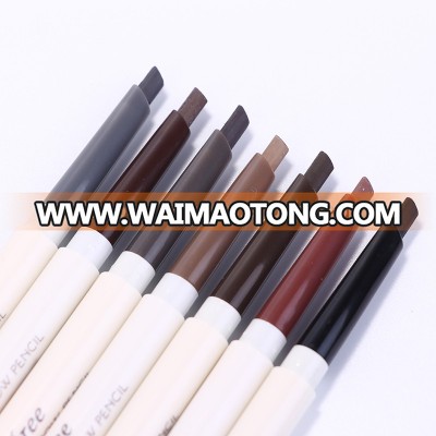 double end tip custom sculpting wholesale makeup auto private label eye brow eyebrow pencil pencils with brush